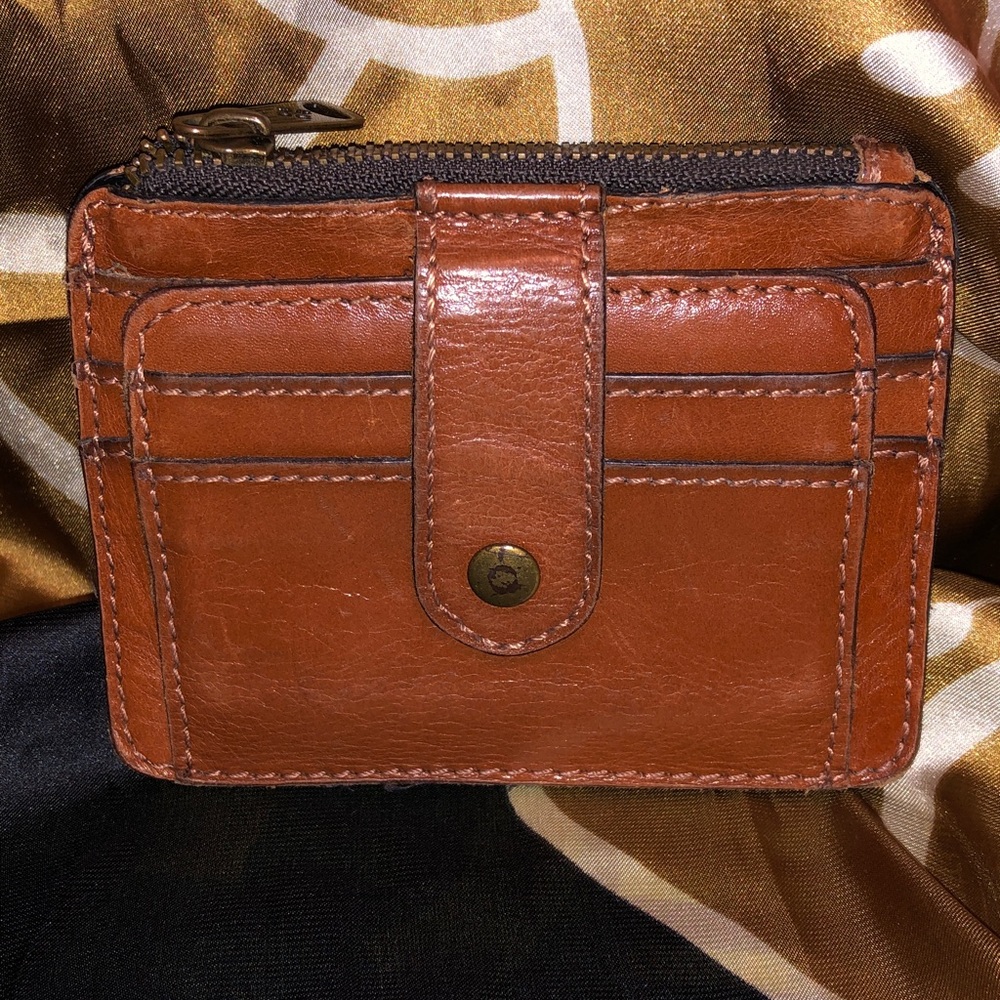 Patricia Nash Leather Cassis ID Wallet